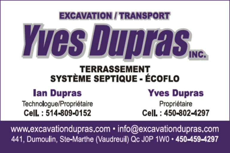 TRANSPORT YVES DUPRAS INC