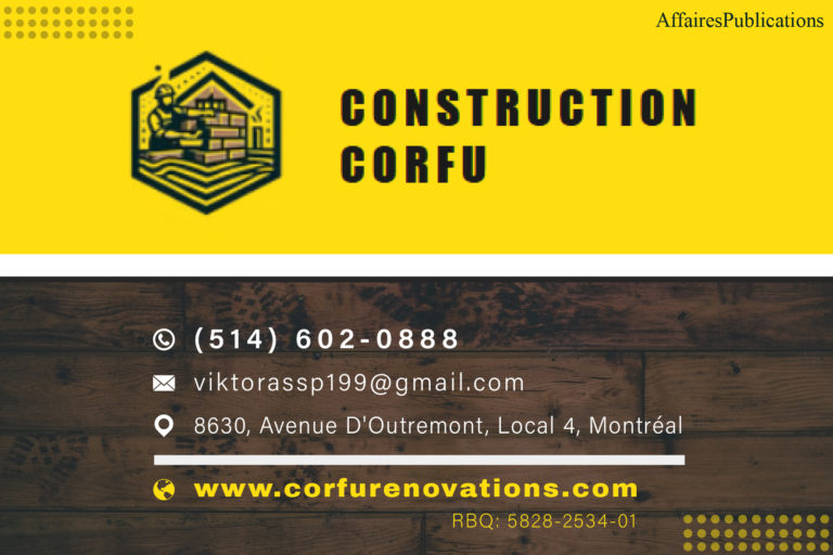 CONSTRUCTION CORFU INC