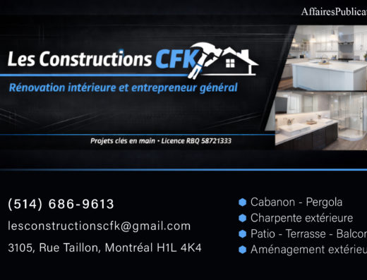 LES CONSTRUCTIONS CFK INC