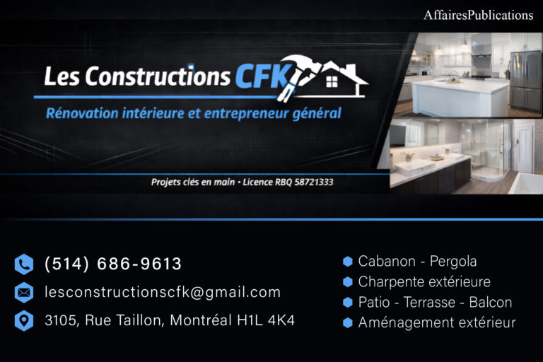 LES CONSTRUCTIONS CFK INC
