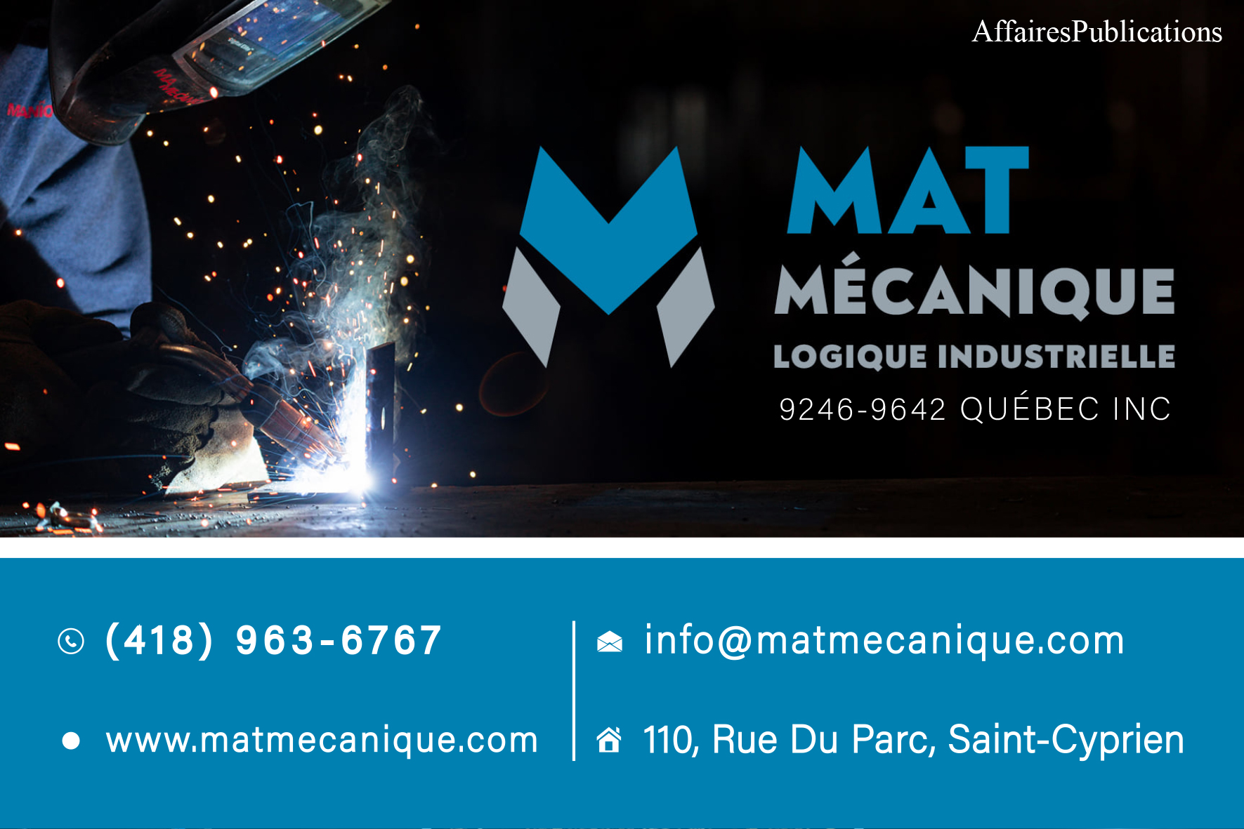 MAT MÉCANIQUE 9246-9642 QUÉBEC INC