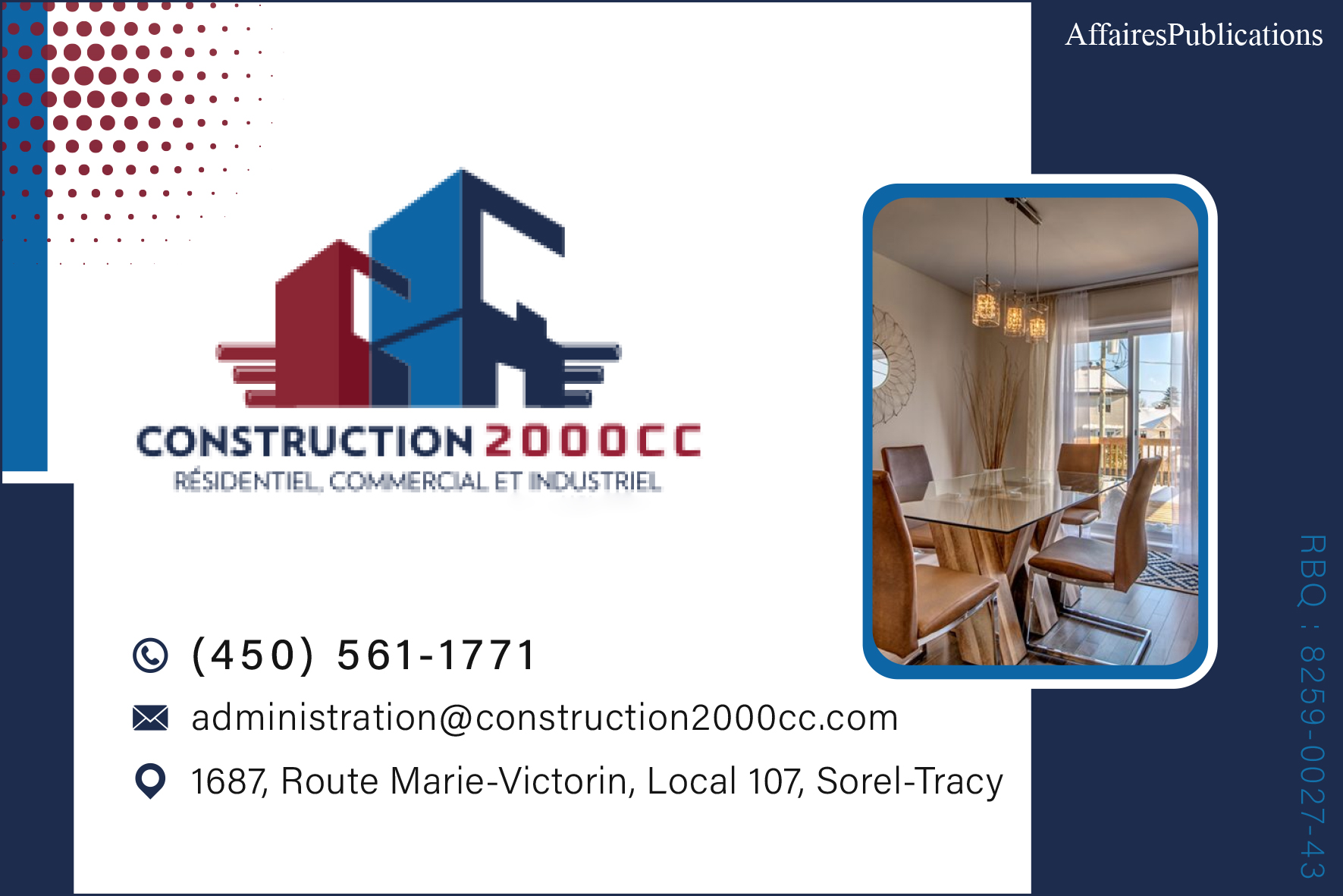CONSTRUCTION 2000 C.C. 9088-2945 QUÉBEC INC