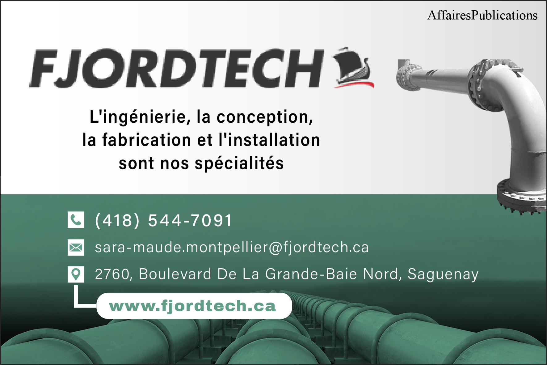FJORD-TECH INDUSTRIE INC