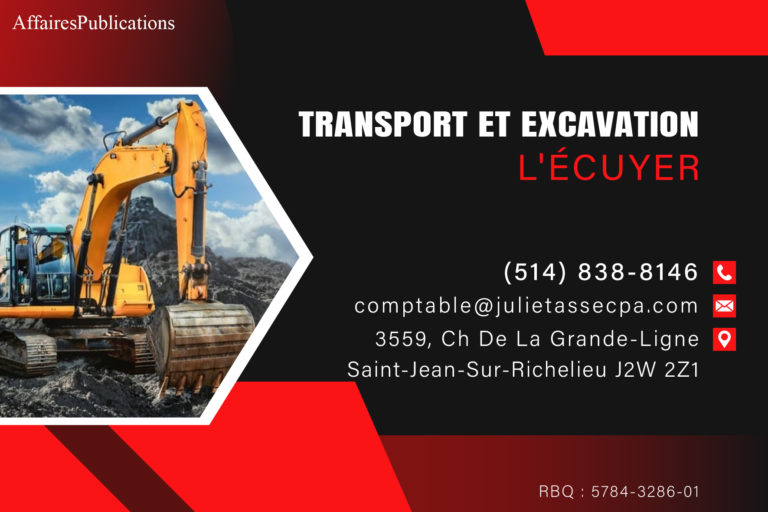 TRANSPORT ET EXCAVATION L&rsquo;ÉCUYER INC