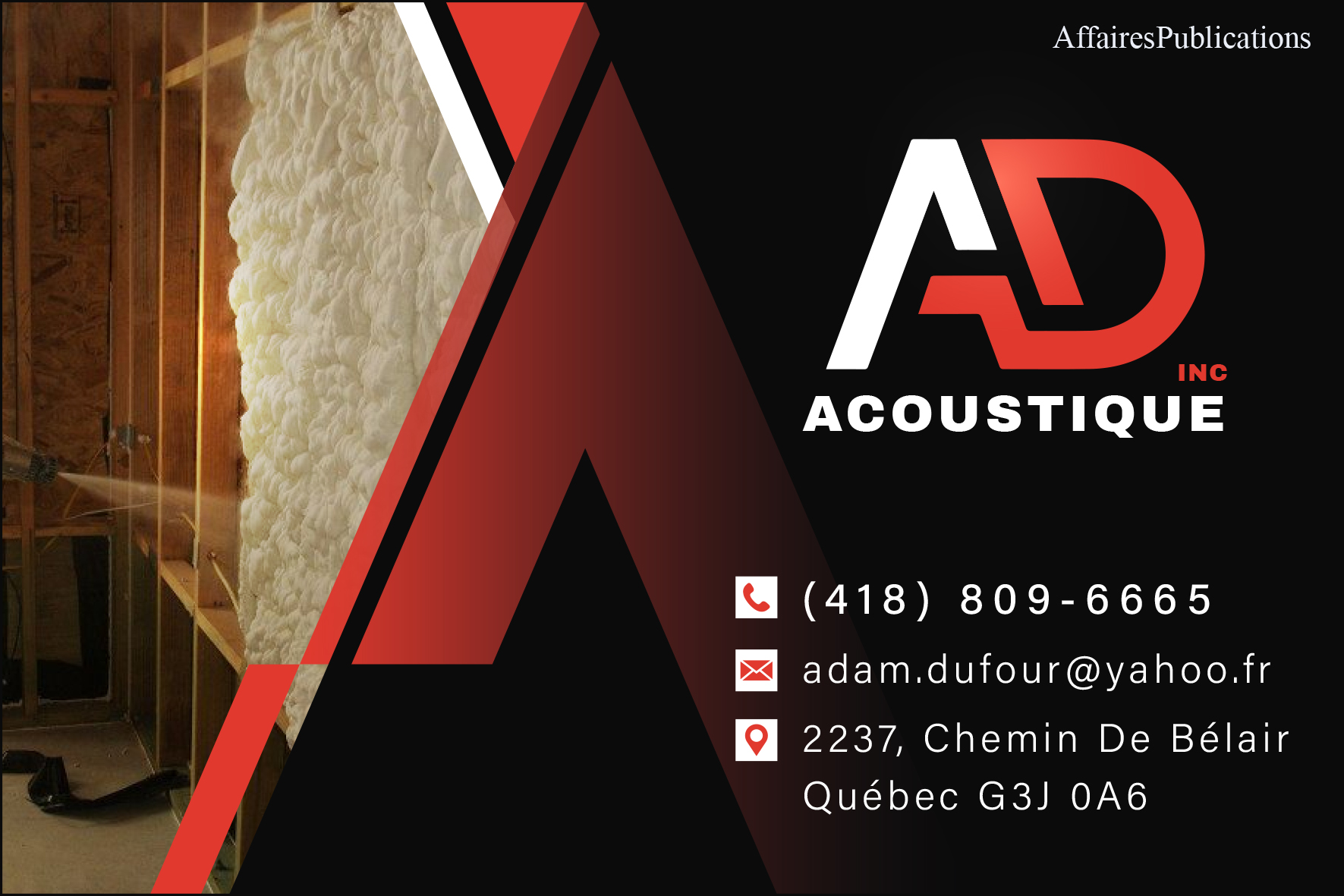 AD ACOUSTIQUE INC