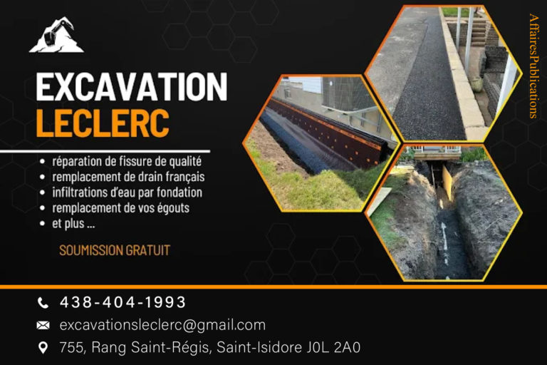 EXCAVATION DAVID LECLERC INC