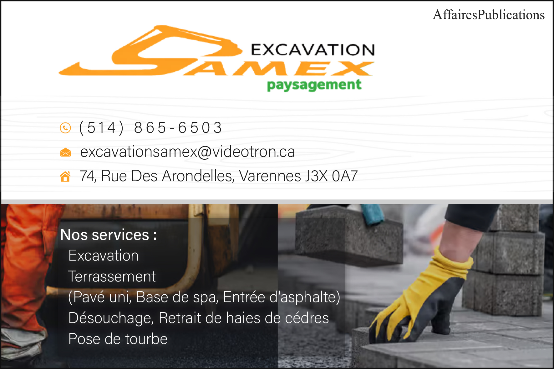 EXCAVATION SAMEX INC