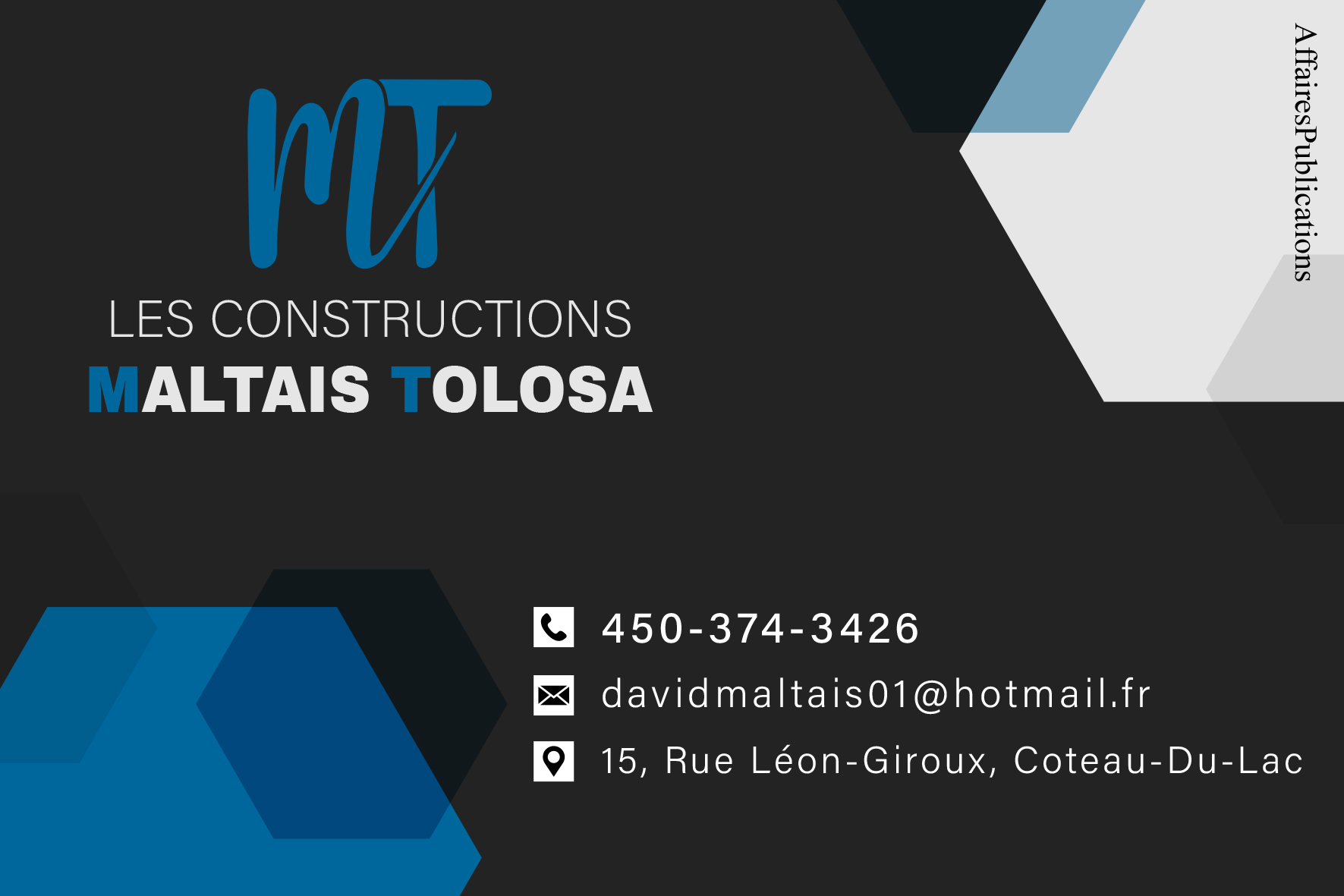 LES CONSTRUCTIONS MALTAIS TOLOSA INC