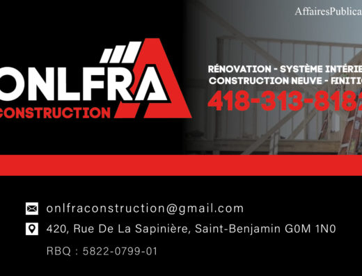 ONLFRA CONSTRUCTION 9472-9183 QUÉBEC INC
