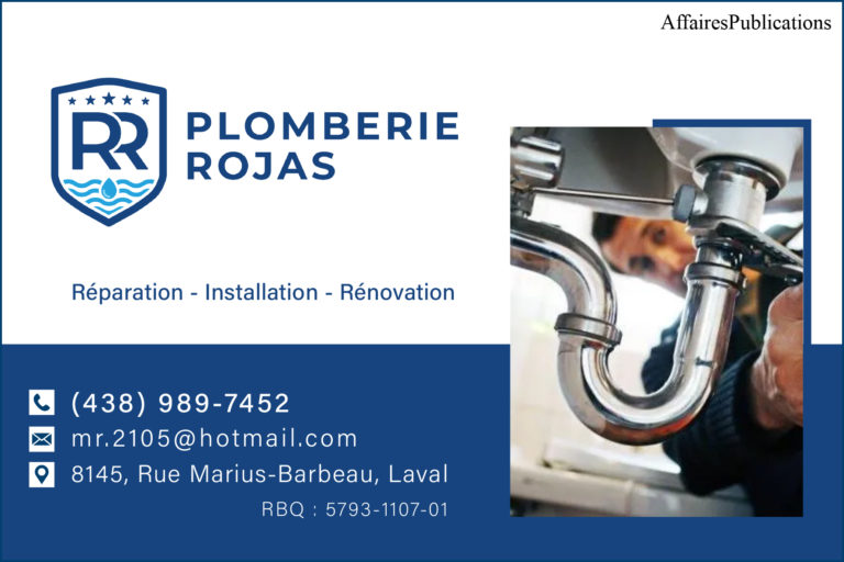 PLOMBERIE ROJAS 9412-2678 QUÉBEC INC