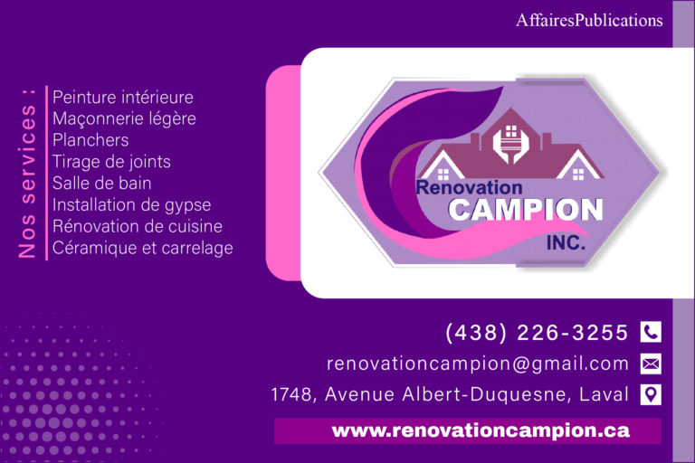 RÉNOVATION CAMPION INC