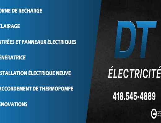 ÉLECTRICITÉ DT <BR/>9535-5897 QUÉBEC INC