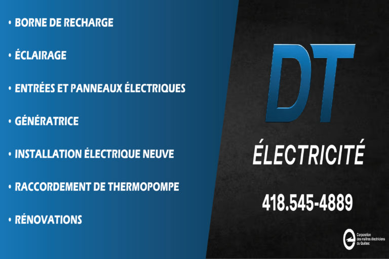 ÉLECTRICITÉ DT <BR/>9535-5897 QUÉBEC INC