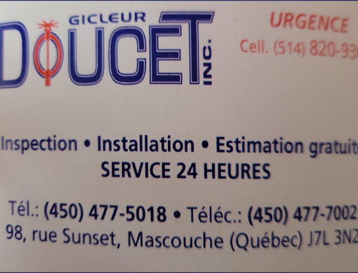 GICLEURS AUTOMATIQUES E. DOUCET INC
