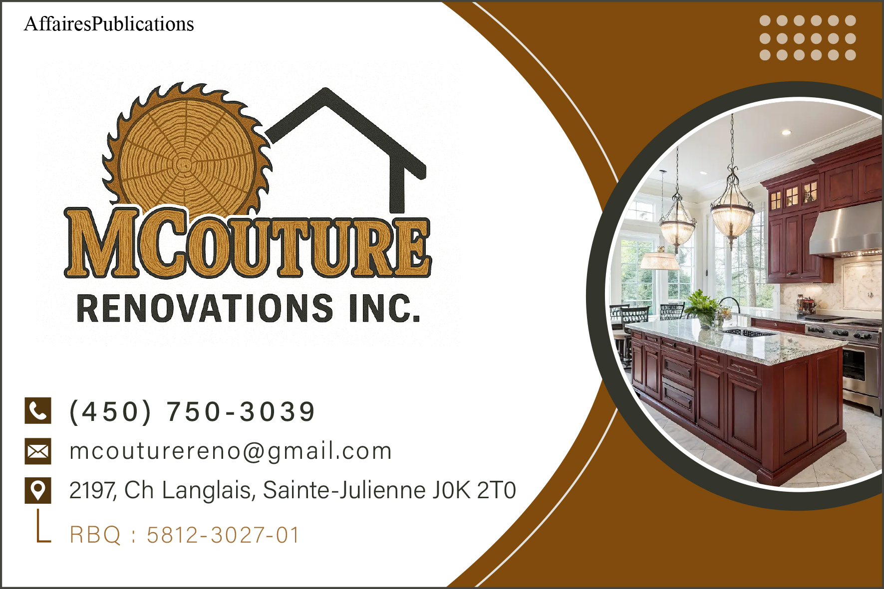M COUTURE RÉNOVATIONS INC