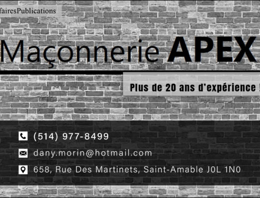 MAÇONNERIE APEX 9360-6580 QUÉBEC INC