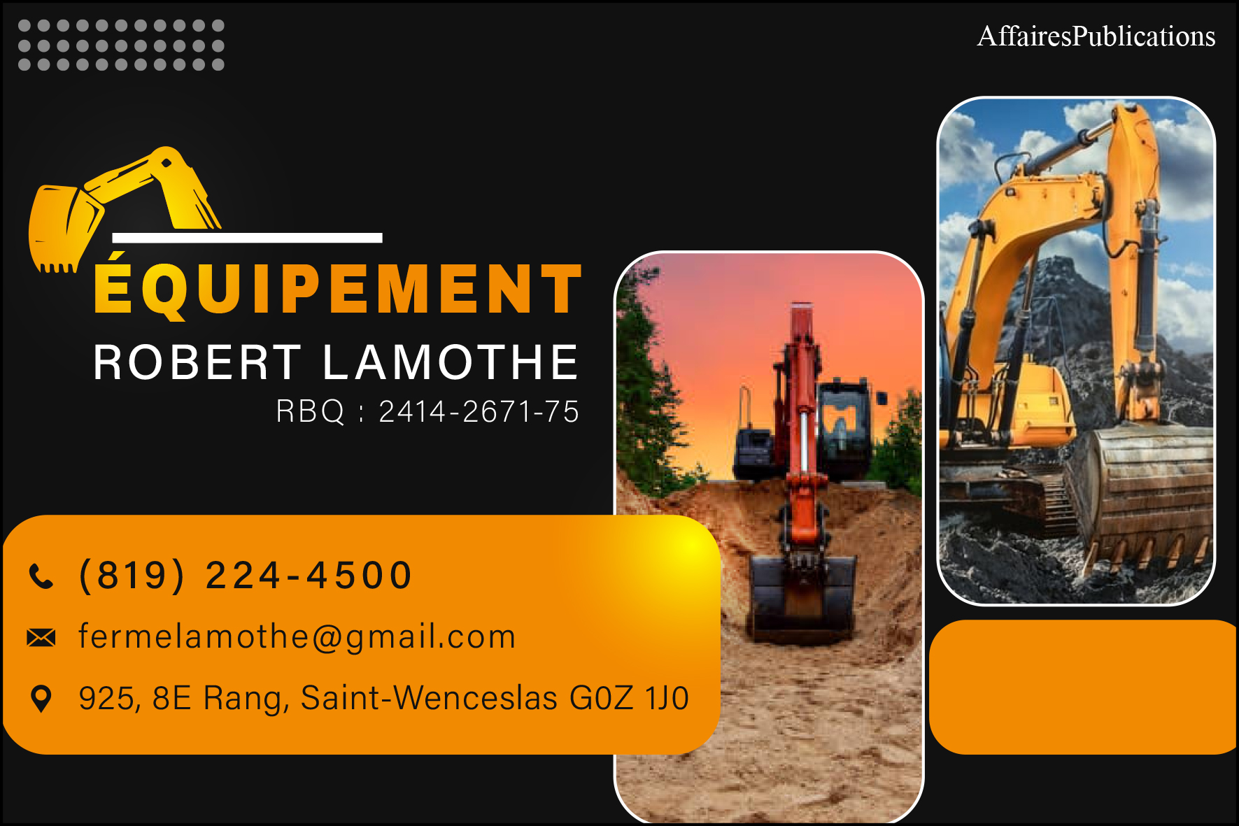 ÉQUIPEMENT ROBERT LAMOTHE INC
