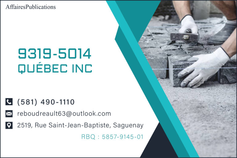 9319-5014 QUÉBEC INC