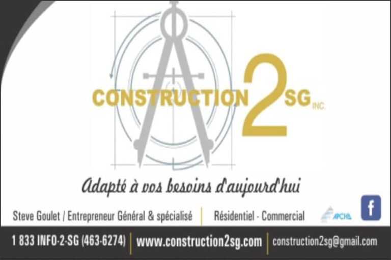 CONSTRUCTION 2SG INC