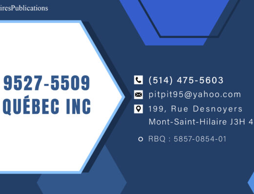 9527-5509 QUÉBEC INC