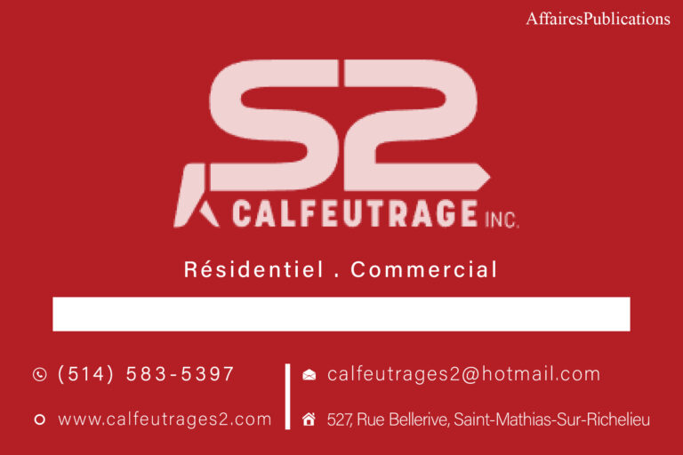 CALFEUTRAGE S2 INC