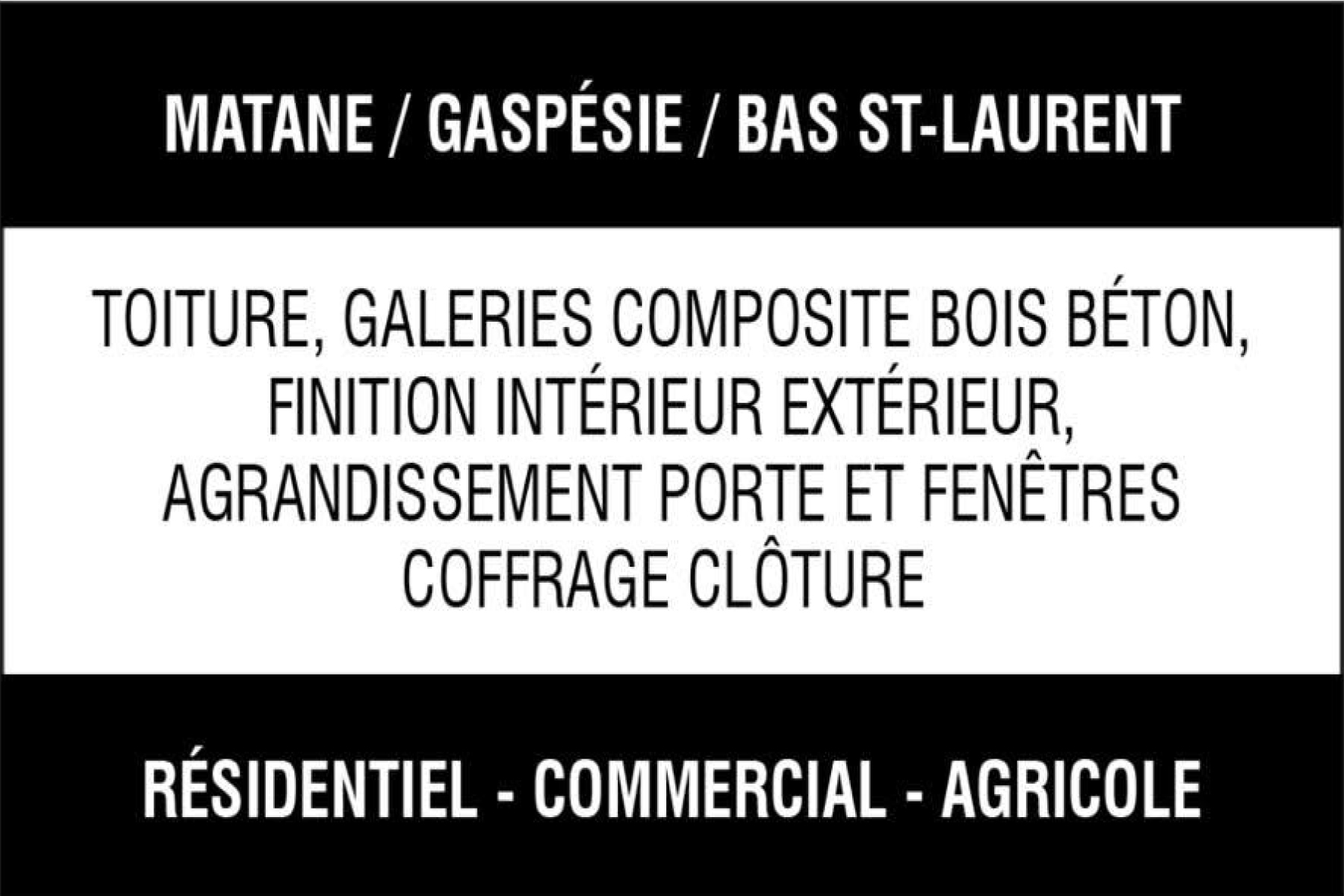 Verso carte de visite