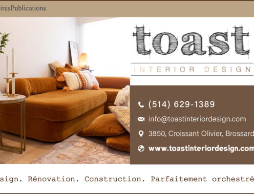 DESIGN D&rsquo;INTÉRIEUR TOAST INC