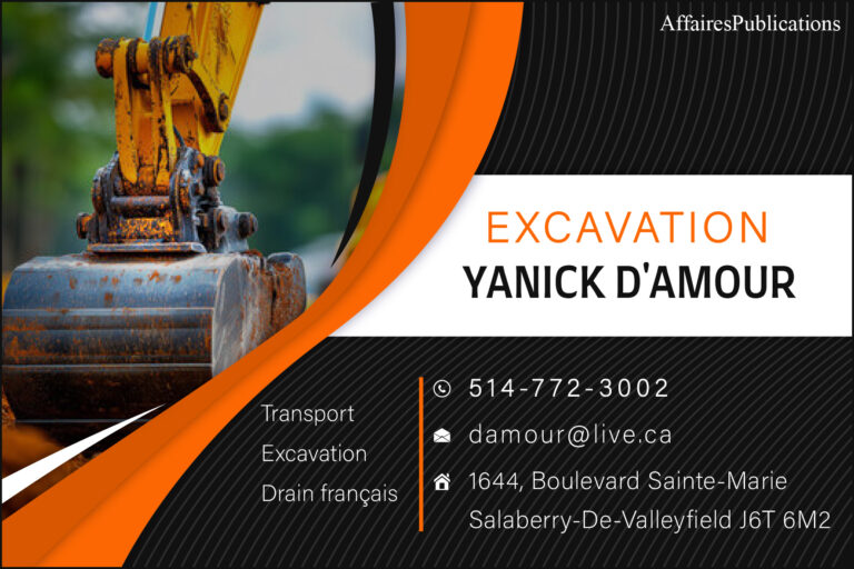EXCAVATION YANICK D&rsquo;AMOUR INC
