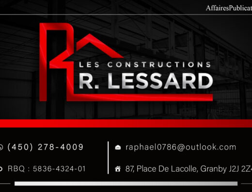 LES CONSTRUCTIONS RAPHAËL LESSARD 9491-7978 QUÉBEC INC