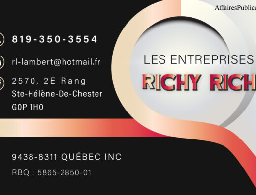 LES ENTREPRISES RICHY RICH 9438-8311 QUÉBEC INC