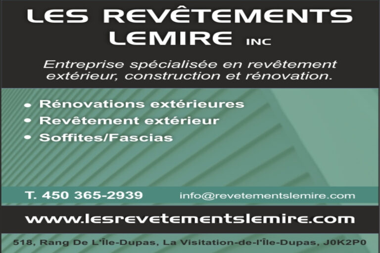 LES REVÊTEMENTS LEMIRE INC