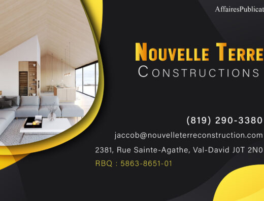 NOUVELLE TERRE CONSTRUCTIONS 9524-9264 QUÉBEC INC