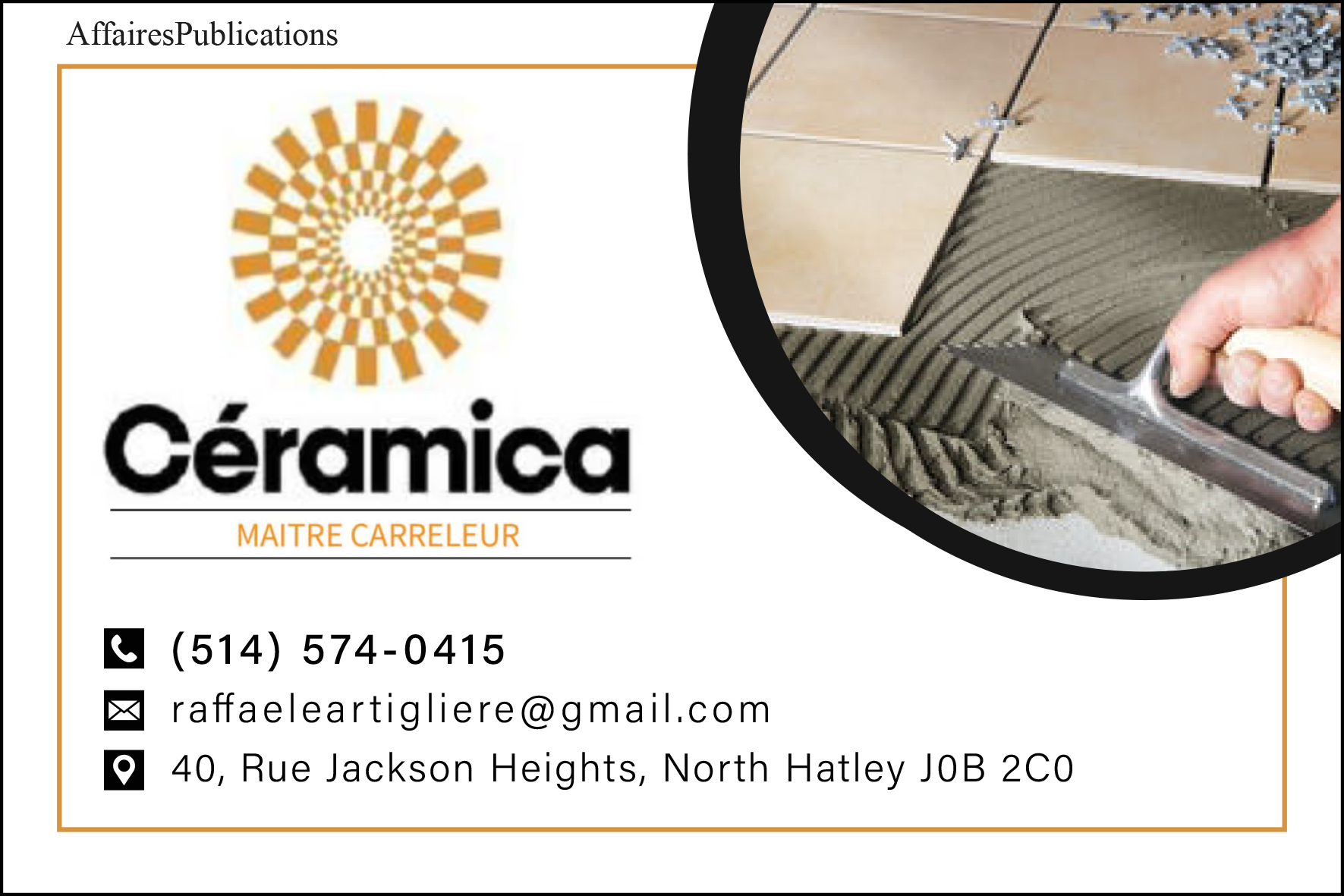 RGM CONSTRUCTION 7726066 CANADA INC