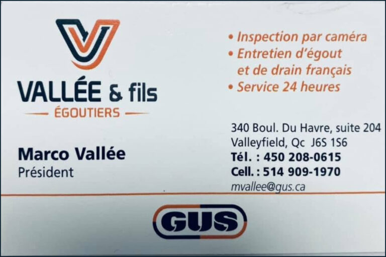 VALLÉE ET FILS ÉGOUTIERS 9164-6331 QUÉBEC INC