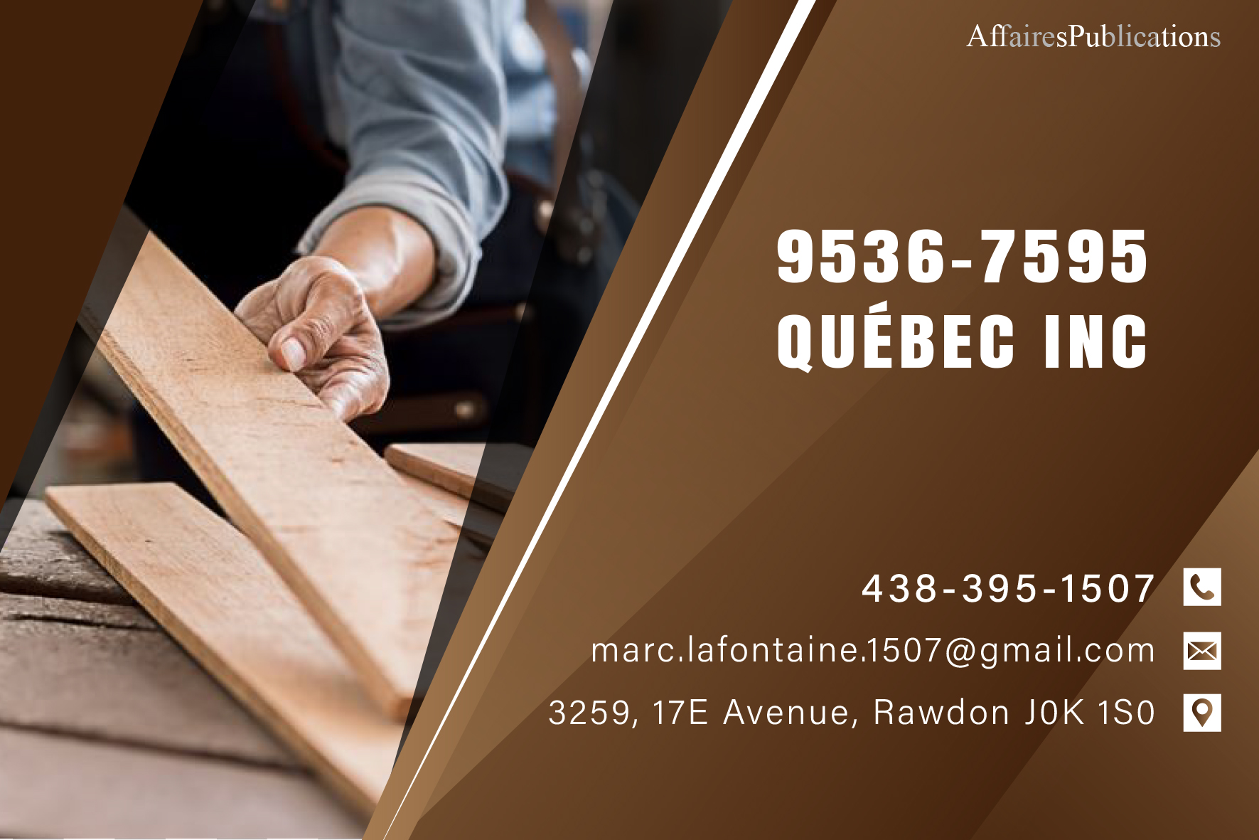 9536-7595 QUÉBEC INC