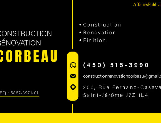 CONSTRUCTION RÉNOVATION CORBEAU INC