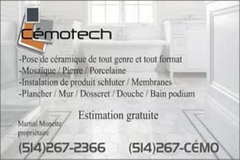 CÉMOTECH INC