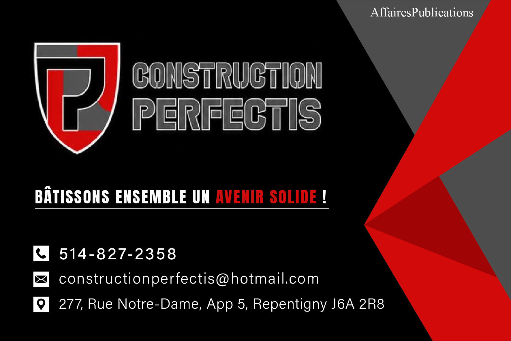 CONSTRUCTION PERFECTIS INC