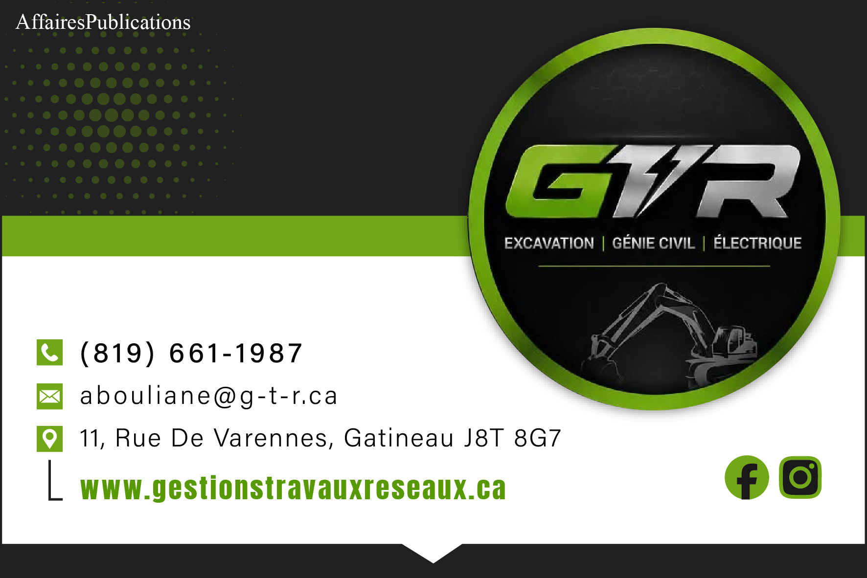 GESTIONS TRAVAUX RÉSEAUX.CA
