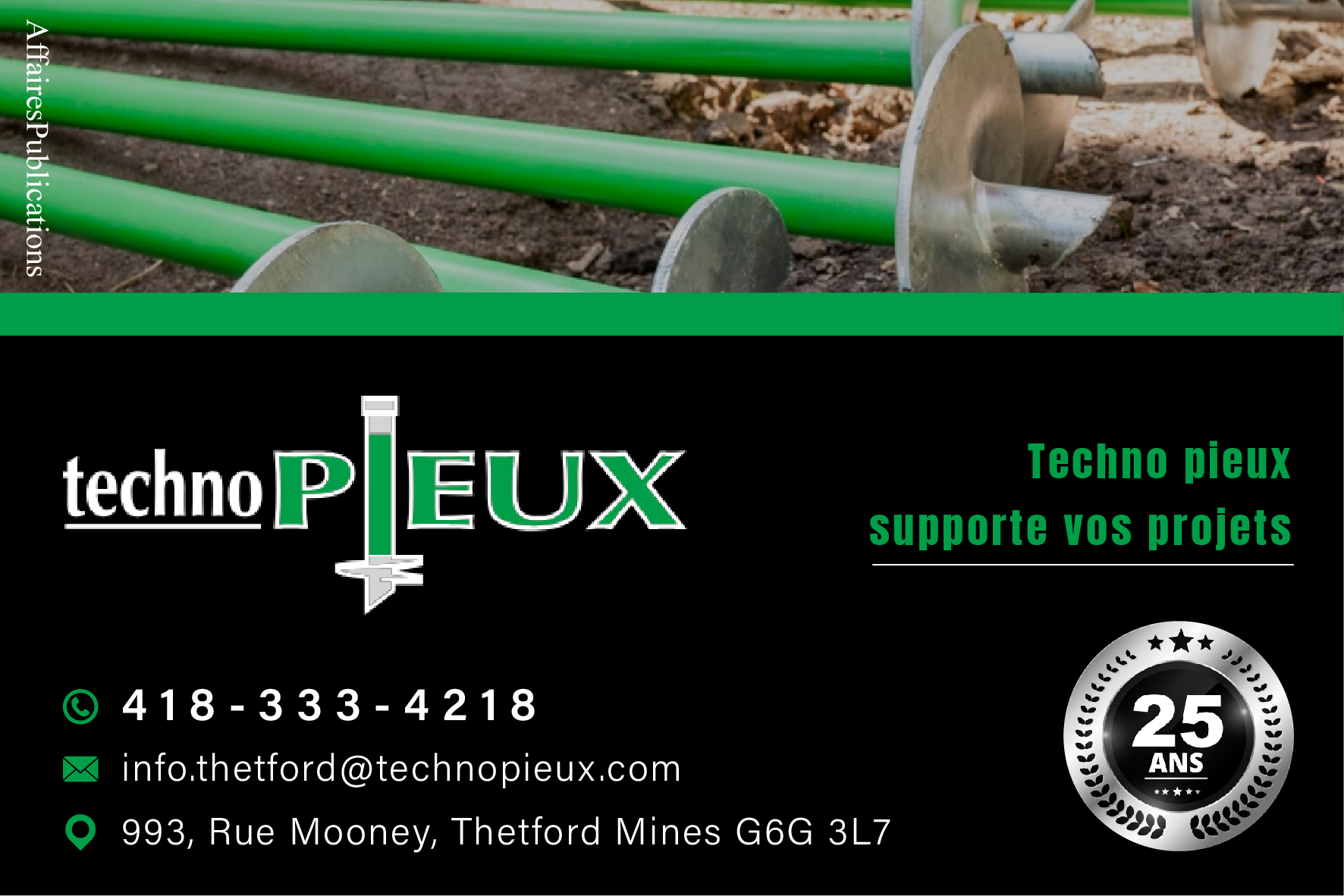 TECHNO PIEUX THETFORD 9121-2621 QUÉBEC INC
