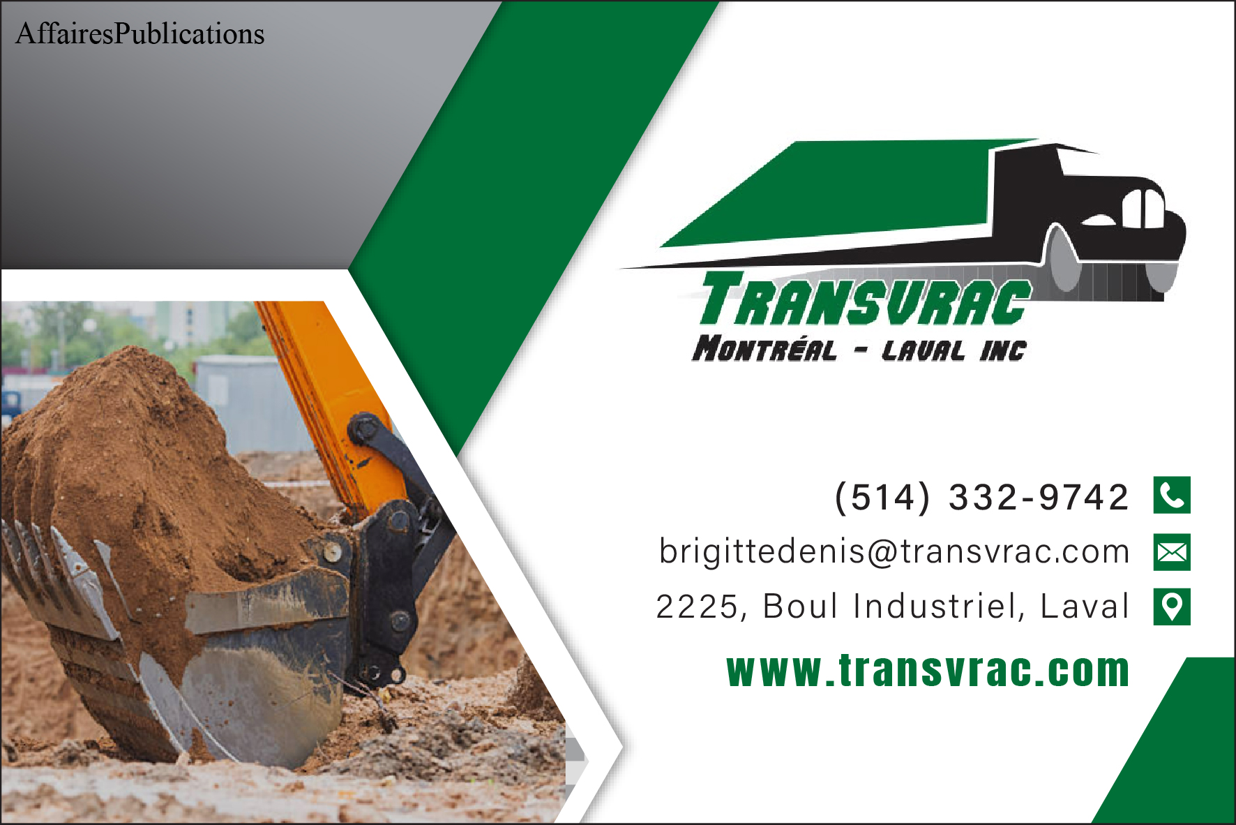 TRANSVRAC MONTRÉAL LAVAL INC