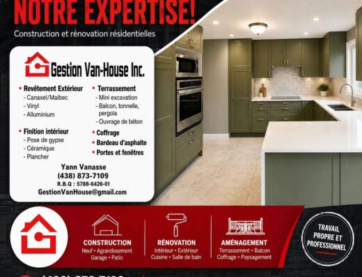 GESTION VAN-HOUSE INC