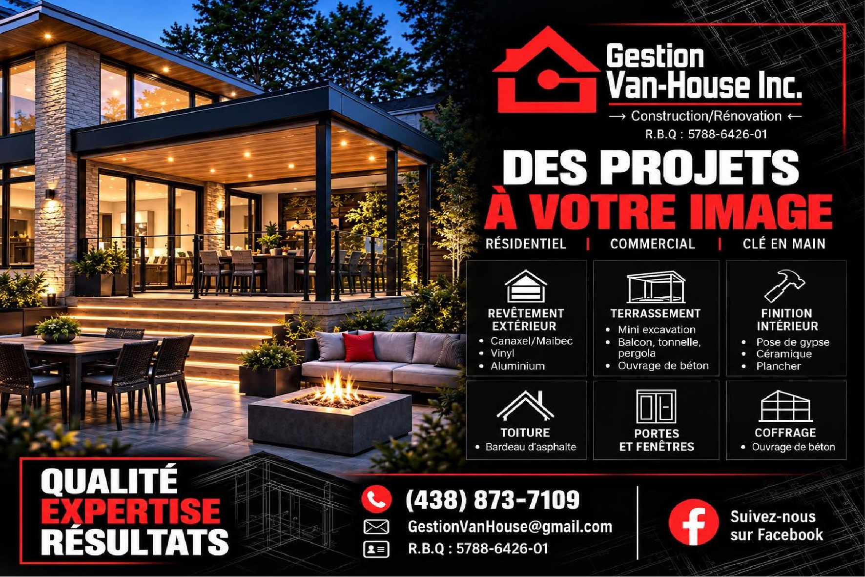 GESTION VAN-HOUSE INC