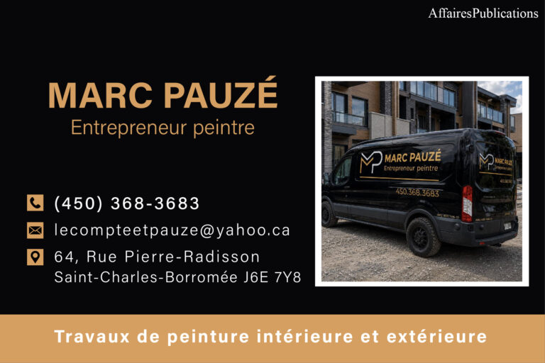 MARC PAUZÉ, ENTREPRENEUR PEINTRE 9152-9651 QUÉBEC INC