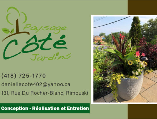 PAYSAGE CÔTÉ JARDINS 9282-5611 QUÉBEC INC