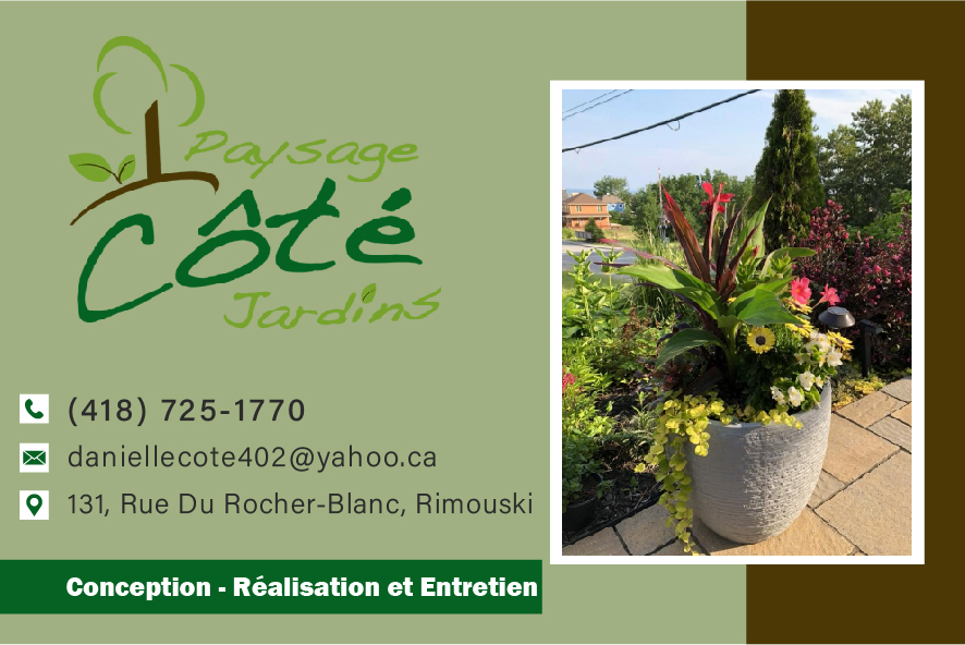 PAYSAGE CÔTÉ JARDINS 9282-5611 QUÉBEC INC