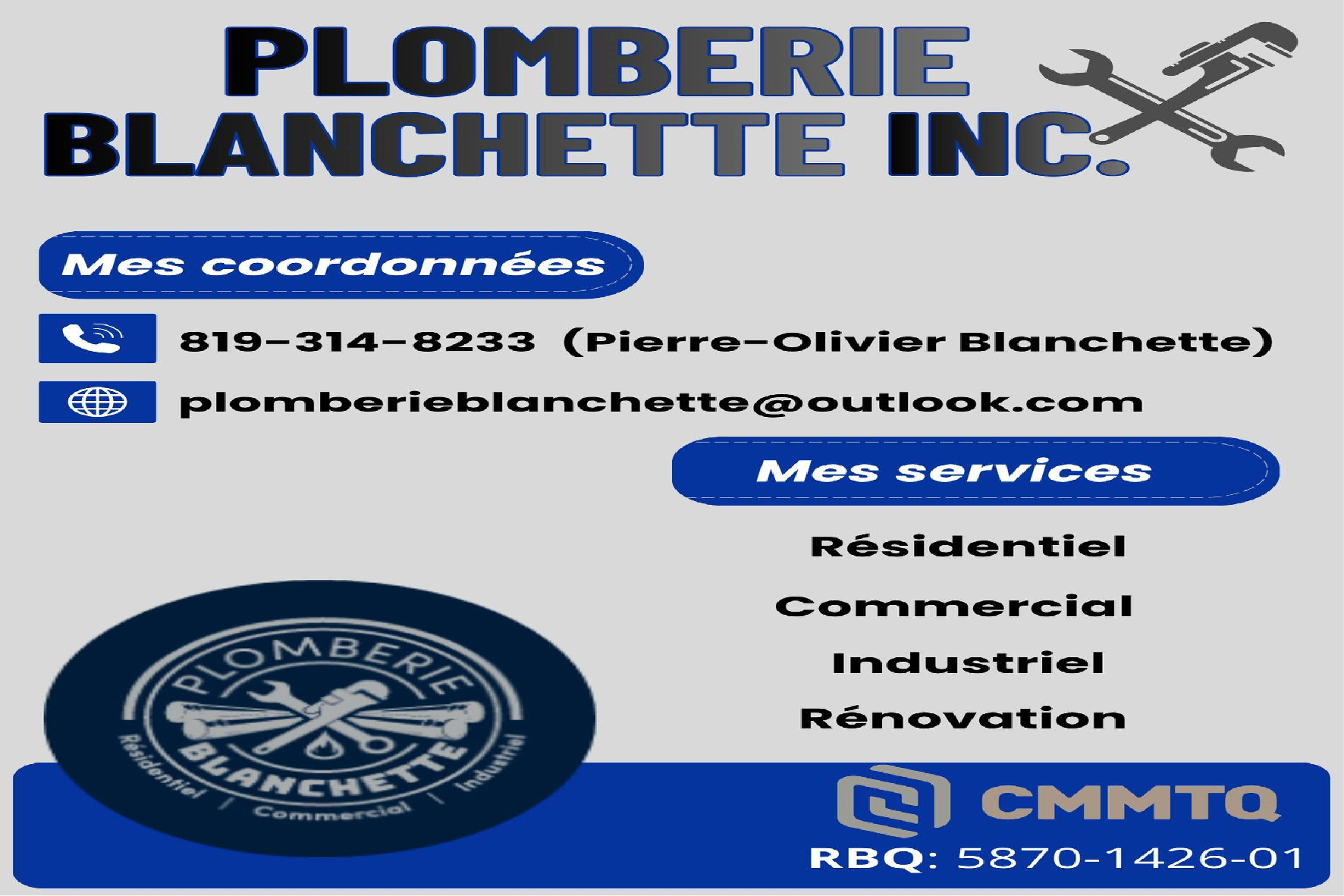 PLOMBERIE BLANCHETTE INC