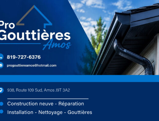 PRO GOUTTIÈRES AMOS 9459-3886 QUÉBEC INC