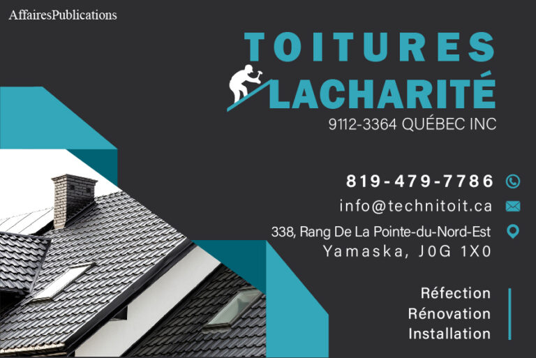 TOITURES LACHARITÉ 9112-3364 QUÉBEC INC