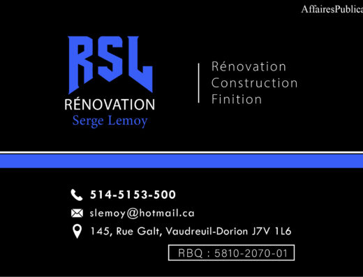 RÉNOVATION SERGE LEMOY 9164-6067 QUÉBEC INC